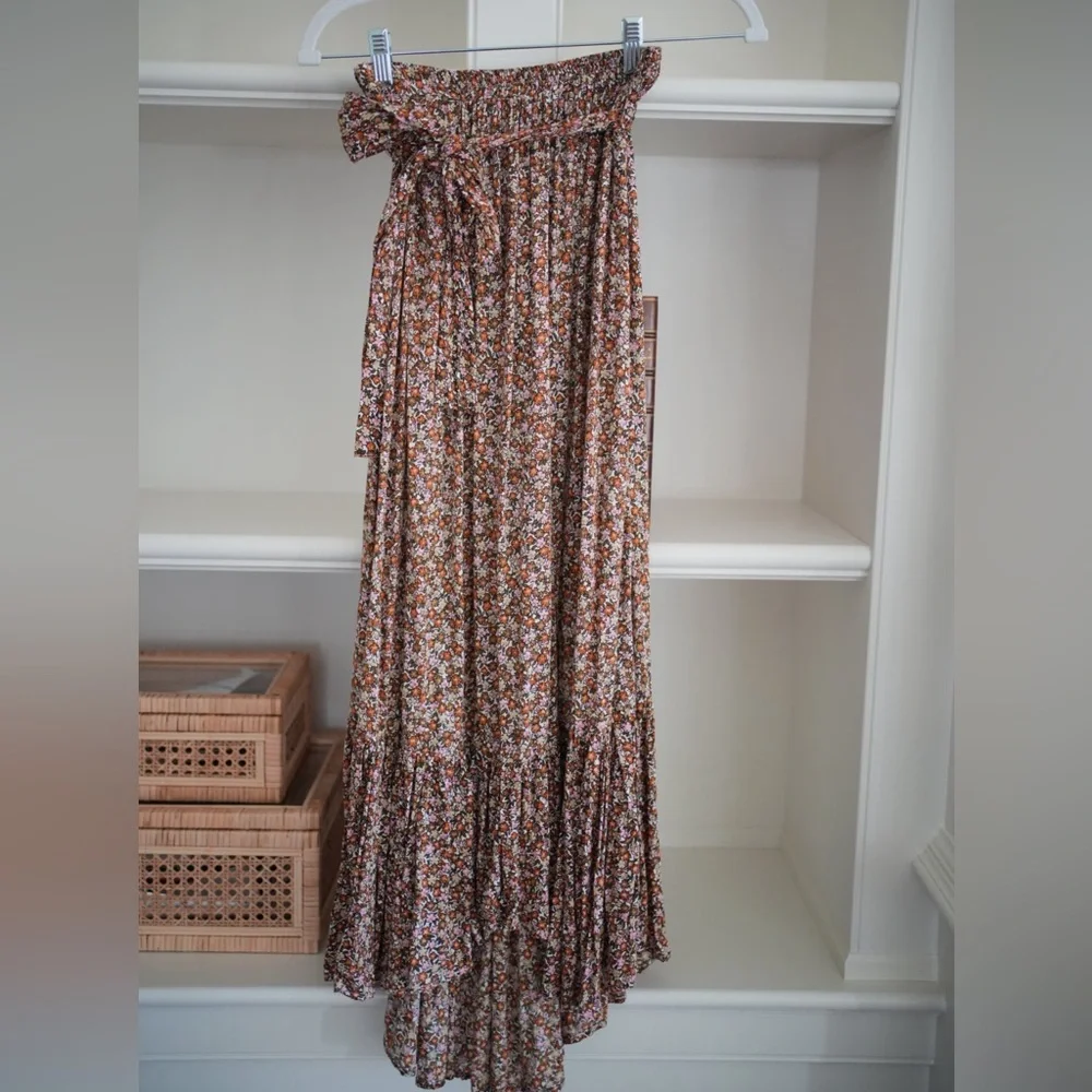 Anthro Floral Maxi Skirt - Picture 1 of 4
